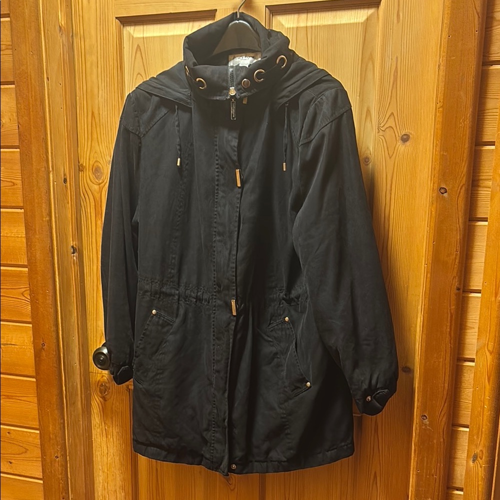 Liz Claiborne Black Utility Jacket for Everyday Wear